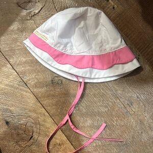 TBBC Hollingsworth Sun Hat White and Pink Sun Hat